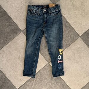 Polo by Ralph Lauren Kids Multicolor Logo Blue Jeans